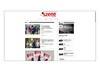 Neue Szene website